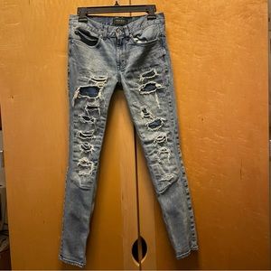 PACSUN Stacked Skinny Jeans size 28 x 30